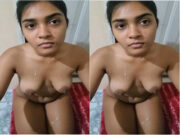 Sexy Indian girl Pressing Boobs