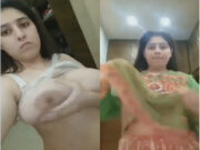 Desi Girl Play With Her Big Boobs